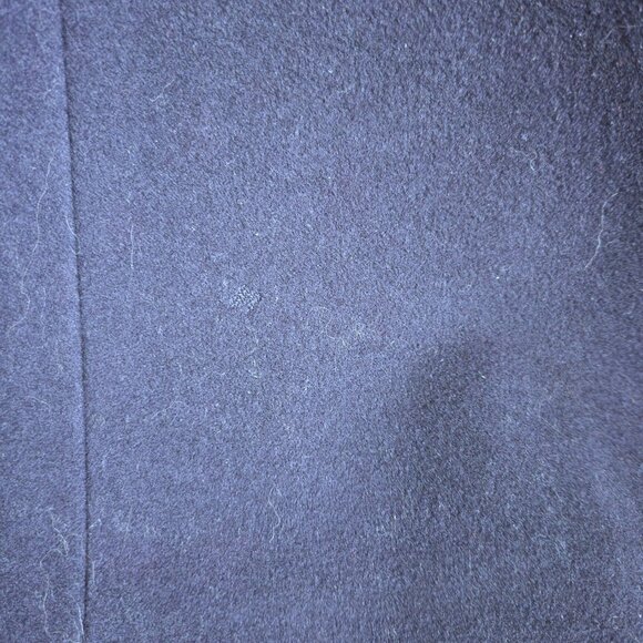 Mallia Coat Virgin Wool and Cashmere Ladies Lg -XL Purple Fabric made in Italy - Picture 8 of 8